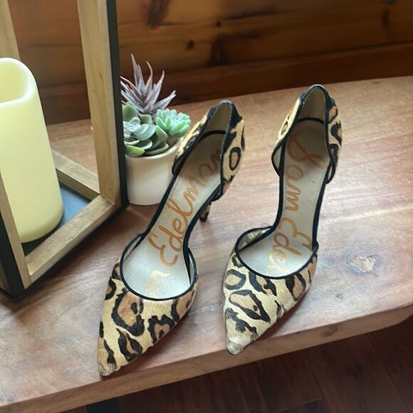 Animal print Sam Edelman heels - Picture 3 of 11